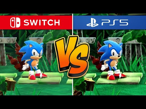 Sonic Superstars Graphics Comparison (Switch vs. PS5)