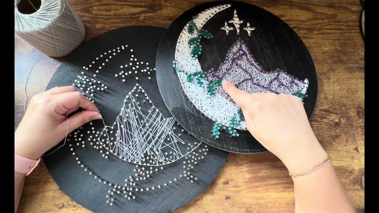 Velaris Night Court String Art Tutorial