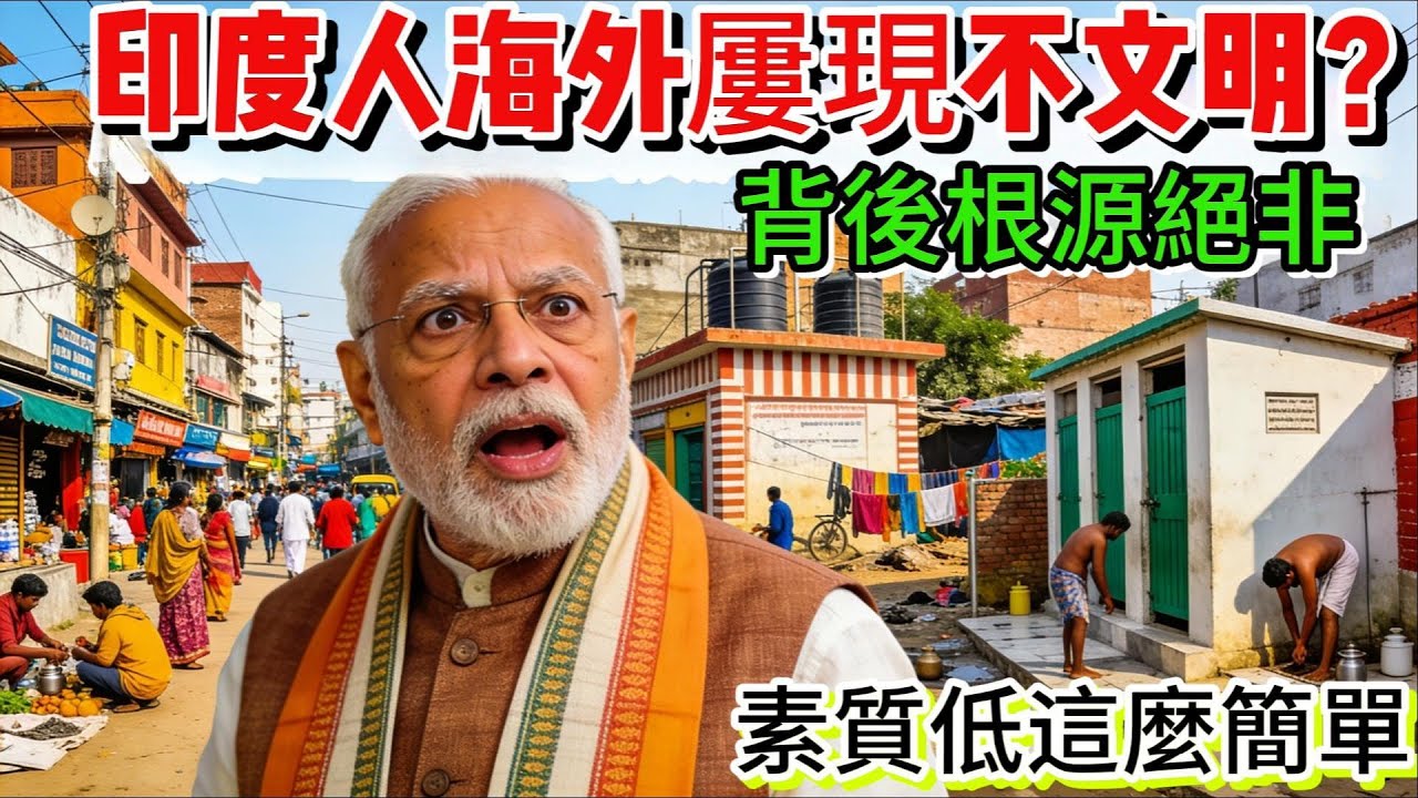 印度人海外屢現不文明？背後根源絕非素質低這麼簡單