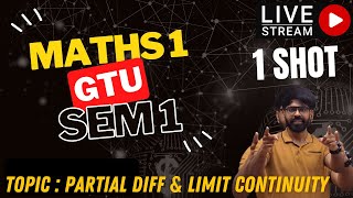 GTU SEM 1 | MATHS 1 | PARTIAL DIFF & LIMIT CONTINUITY | 1 SHOT | TARGET 9+ SPI | SUPDA SAAF screenshot 3