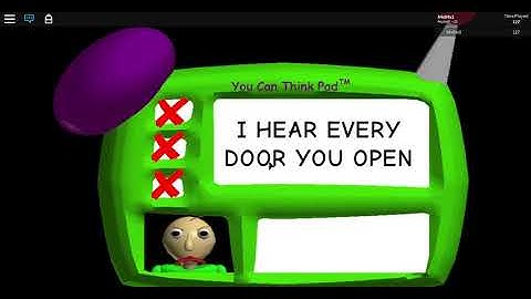 Baldis Basics but wrong answers only.