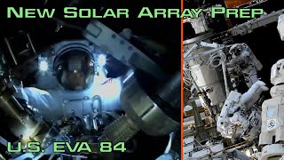 New Solar Array Prep - Wakata &amp; Mann - U.S. EVA 84