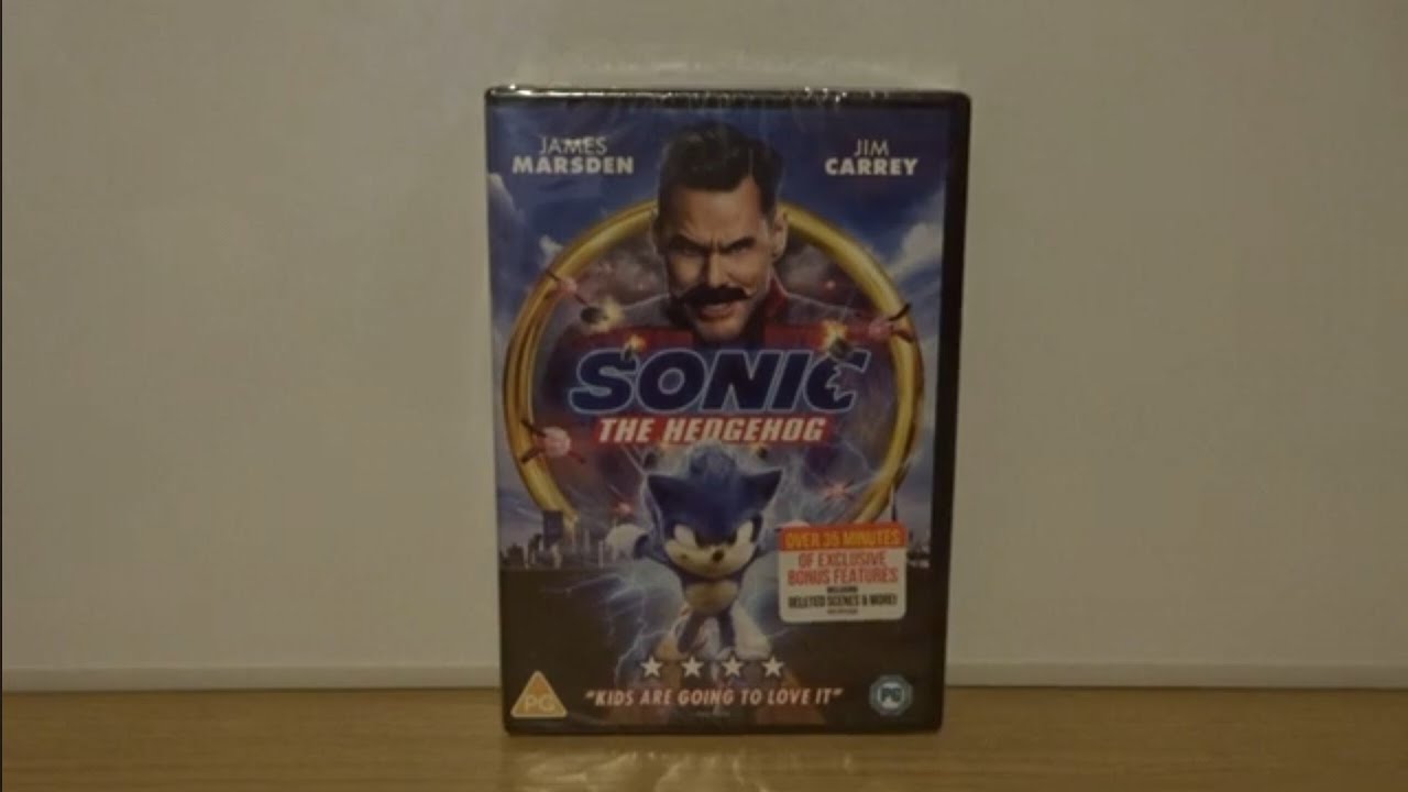 Распаковка DVD Sonic The Hedgehog (Великобритания)