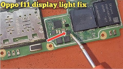 oppo F11 Display back light problem fix | Oppo F11 Display light not working solution