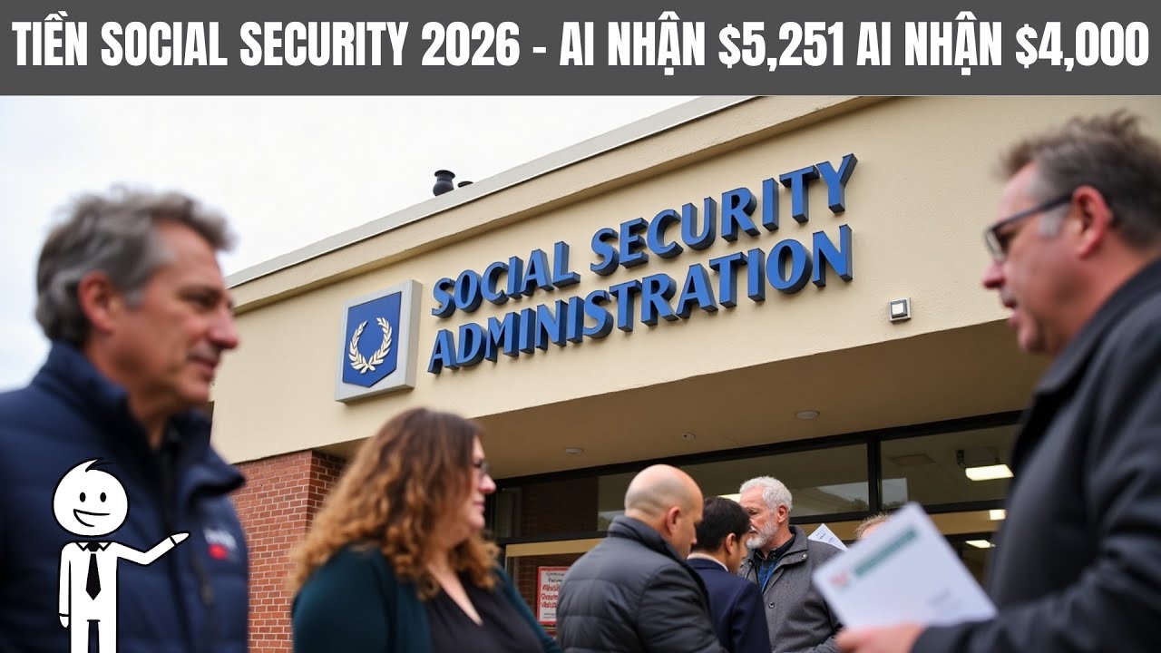 TIỀN SOCIAL SECURITY 2026 -  AI NHẬN $5,251 AI NHẬN $4,000
