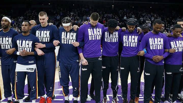 Kings, Nuggets unite for moment of solidarity with...