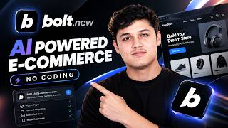 I Built an E-Commerce Website with AI  | NO CODING!