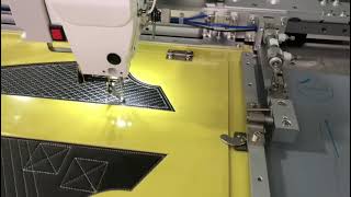 342G-6040 electronic pattern sewing machine with 600x400mm area for stitching boot's leather cover