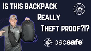 Travel Safe in Europe, Abroad, and home with PacSafe Theft Proof Backpack