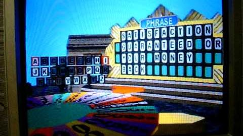 Playstation Wheel of Fortune Run Game 40 Part 2