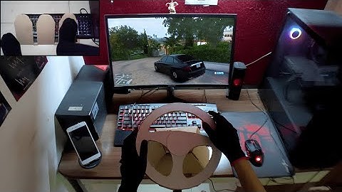 What Happens When You Play GTA 5 with a DIY Steering Wheel