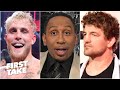 Stephen A. reacts to Ben Askren getting KO'd by Jake Paul | First Take