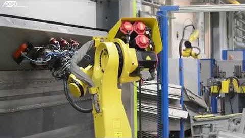 Fogo Robotics - zrobotyzowane stanowisko do zaginania blachy na prasie krawędziowej