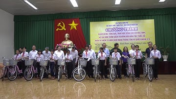 Trao xe đạp và học bổng cho học sinh nghèo vượt khó tỉnh Bình Phước