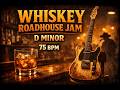 Whiskey Roadhouse Jam  Dark Country Backing Track in D Minor 75 BPM