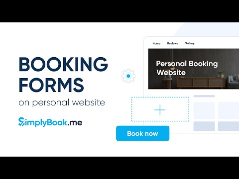 How to add booking forms to your personal website