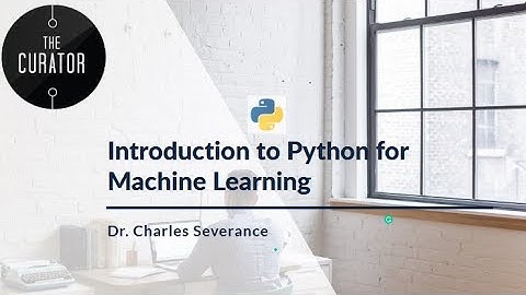 Introduction to PYTHON For Machine Learning - Worked Example  Page Rank   Visualization Chapter 16