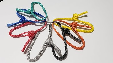 DIY dyneema fast shackle hardware free suspension