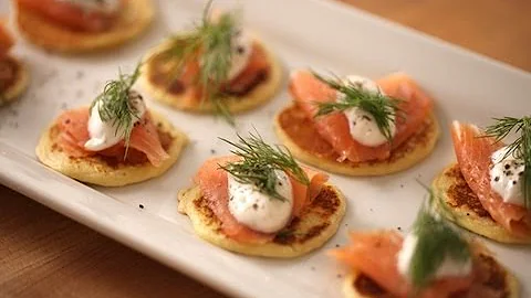 Beth's Salmon Blinis || Kin Eats