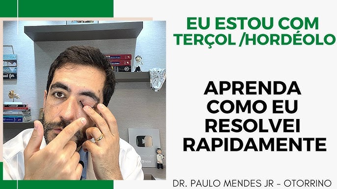 4 passos para fazer compressa quente para terçol com cotonete