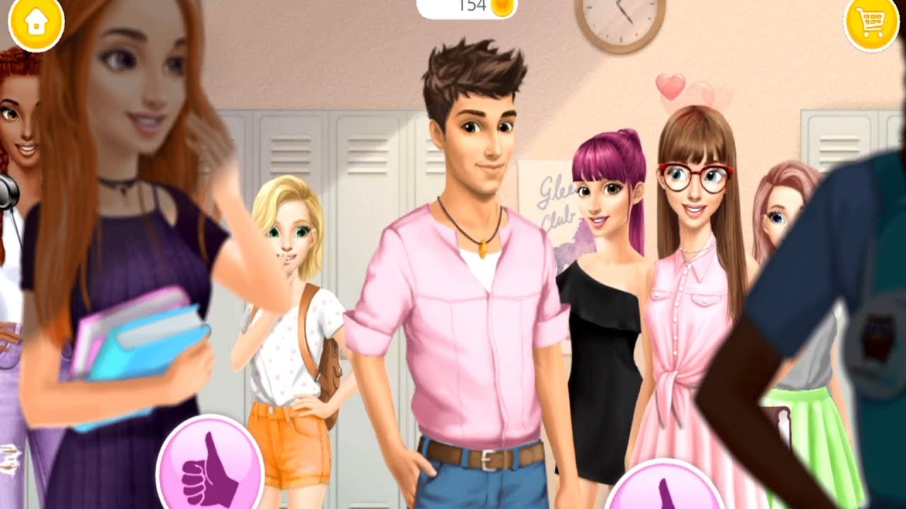 Fun Dress Up Girl And Boy Games Hannah S High School Crush Play Fashion Dress Up Games For Girls Youtube