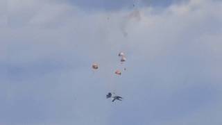 See the moment two fighter jets collide mid-air at US air show (lucky escape) (USA) 18/May/2026