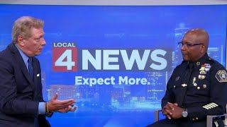 Flashpoint interview: Detroit Police Chief White speaks out about gun violence after recent offi...