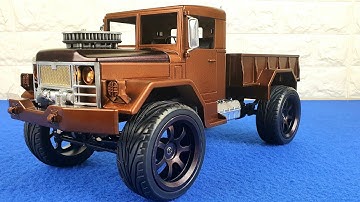 Mod Wpl B14 Hot Rod Rc Custom 4x4 1/16 Truck Mods Creative Project B-14 Off Road Modified Upgrade