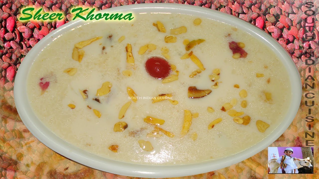 Sheer Khurma recipe / Eid Special / Famous Hyderabadi Dessert Recipe | South Indian Cuisine