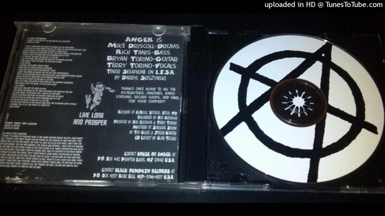 Anger - Unscene! (1997) New Jersey Punk Hardcore