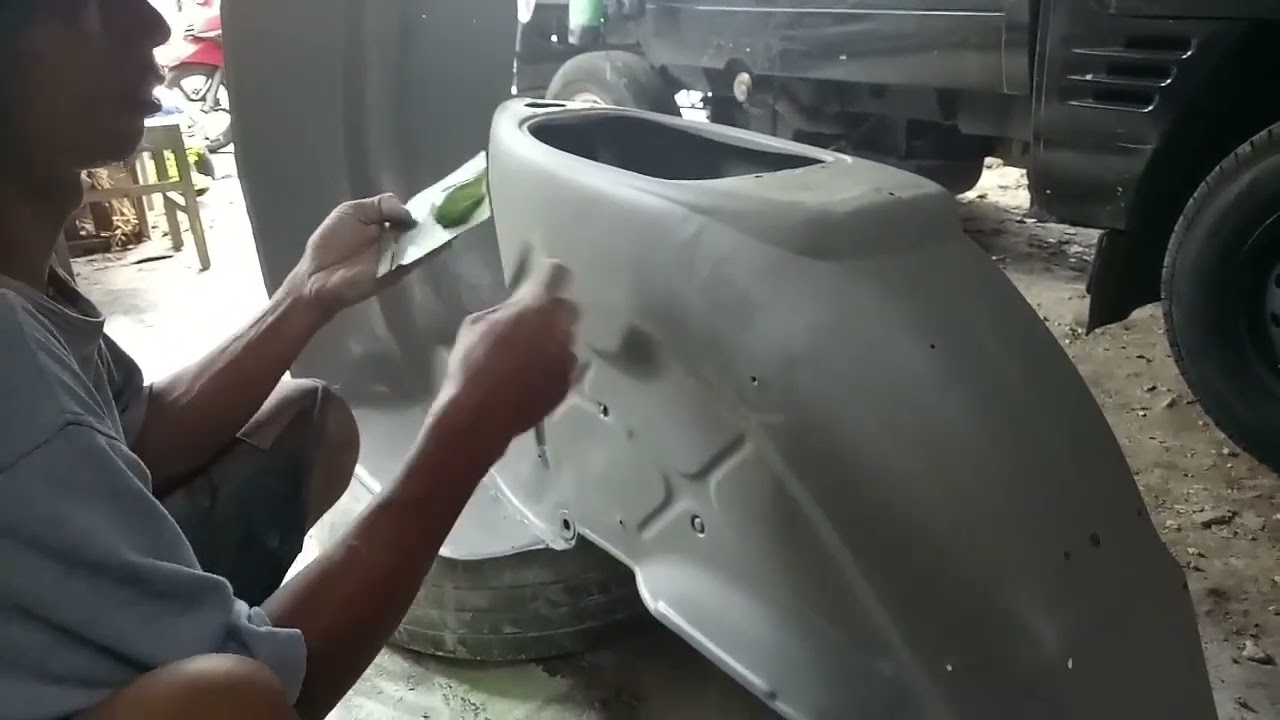 Restorasi vespa super persiapan vespa word bali 2022 - YouTube