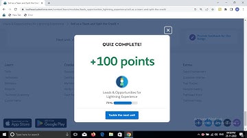 Learn CRM Fundamentals for Lightning Experience | Sell as a Team and Split the Credit