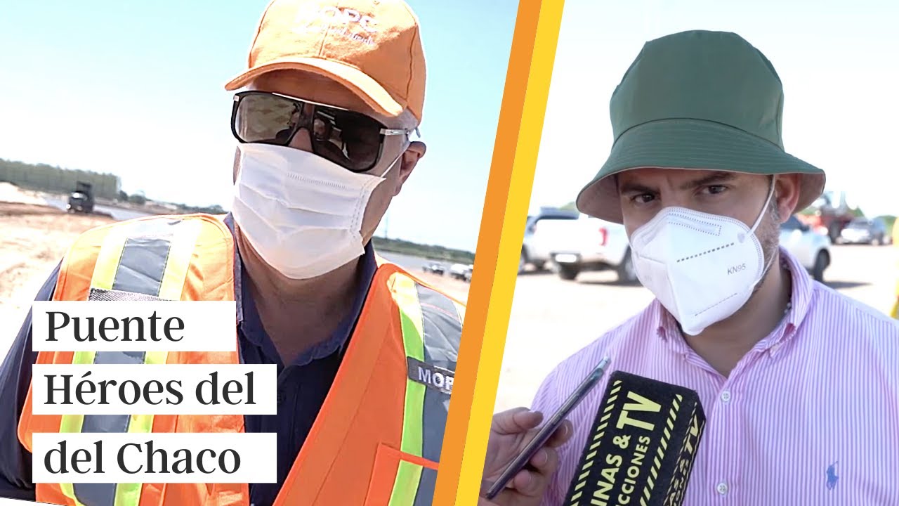 [Puente Héroes del Chaco] Ministro del MOPC e Intendente de Asunción visitan obras