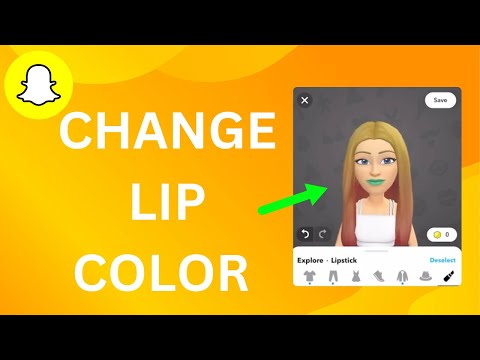 How To Change Lip Color On Snapchat Bitmoji