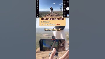 How to take Burst Photos HANDS-FREE 🙌 on iPhone #nohands #iphonetutorial