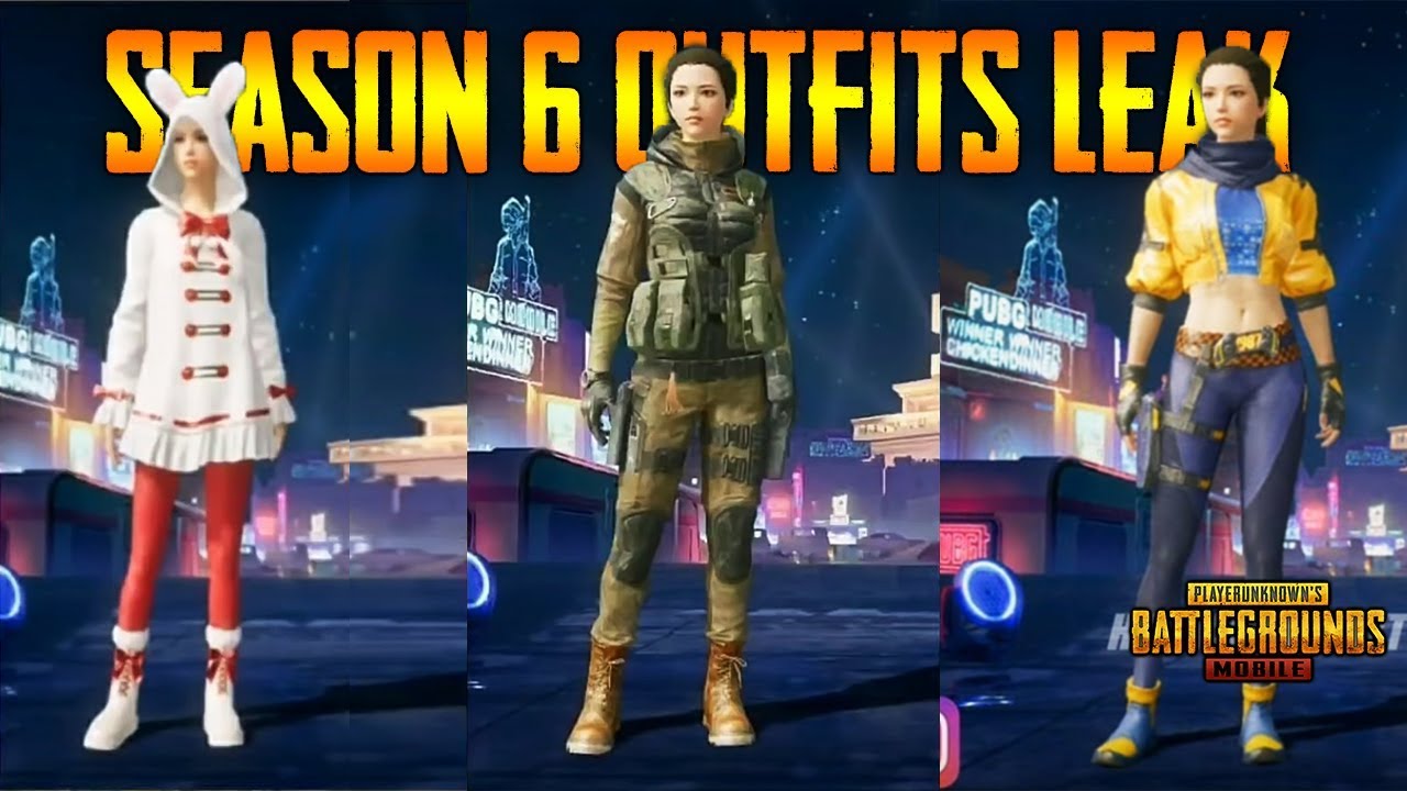 Pubg Mobile Season 6 New Outfit Emote Leak Season 6 Royale Pass - pubg mobile season 6 new outfit emote leak season 6 royale pass leak pubg mobile season 6