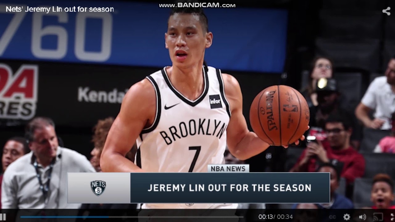 Nets lose Jeremy Lin for rest of season with a ruptured patella tendon