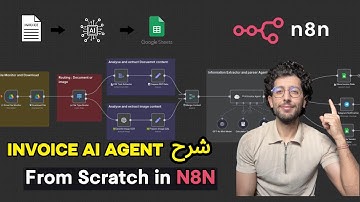 كيفاش تصاوب   AI Invoice Automation Agent  باستعمال N8N + Free Template