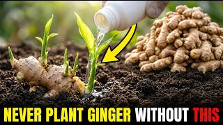 Never Plant Ginger Without This — For Large Fruits & More Ginger, Do This!