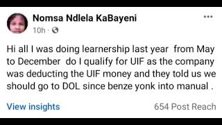 UIF APPLICATION Q's and A's randomly selected