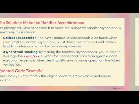 Fixing AWS Authorizer: Resolving the 500 Error with AuthorizerConfigurationException