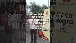 KEYKO EX REA ,NO PUEDE SER CANDIDATA , NI OCUPAR NI UN CARGO PUBLICO.