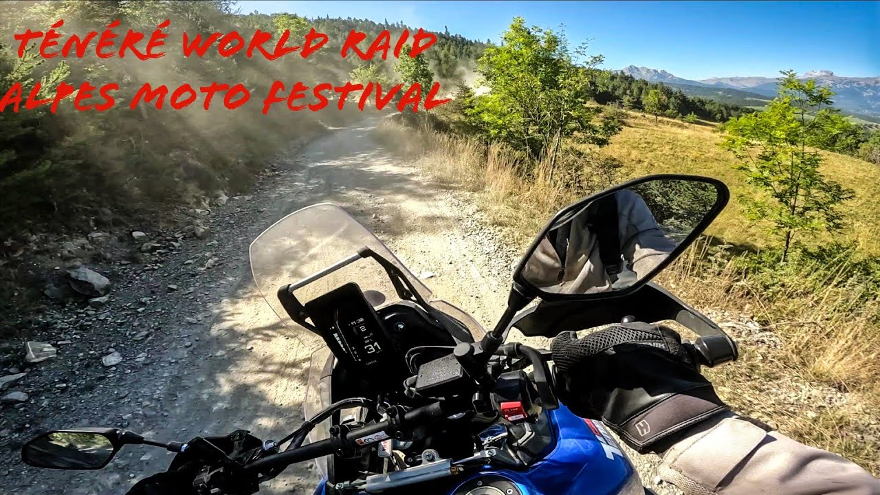 Yamaha 700 Tenere World Raid au Alpes Aventure Moto Festival