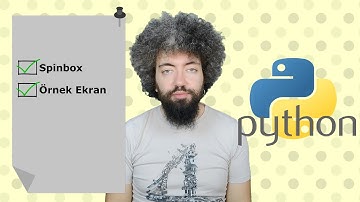 PYTHON Eğitimi 42 - Tkinter(GUI) Spinbox