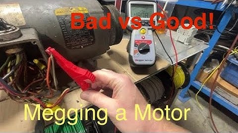 Using A Megger To Troubleshoot a 3 phase motor: #industrialelectrician #electrician #motors