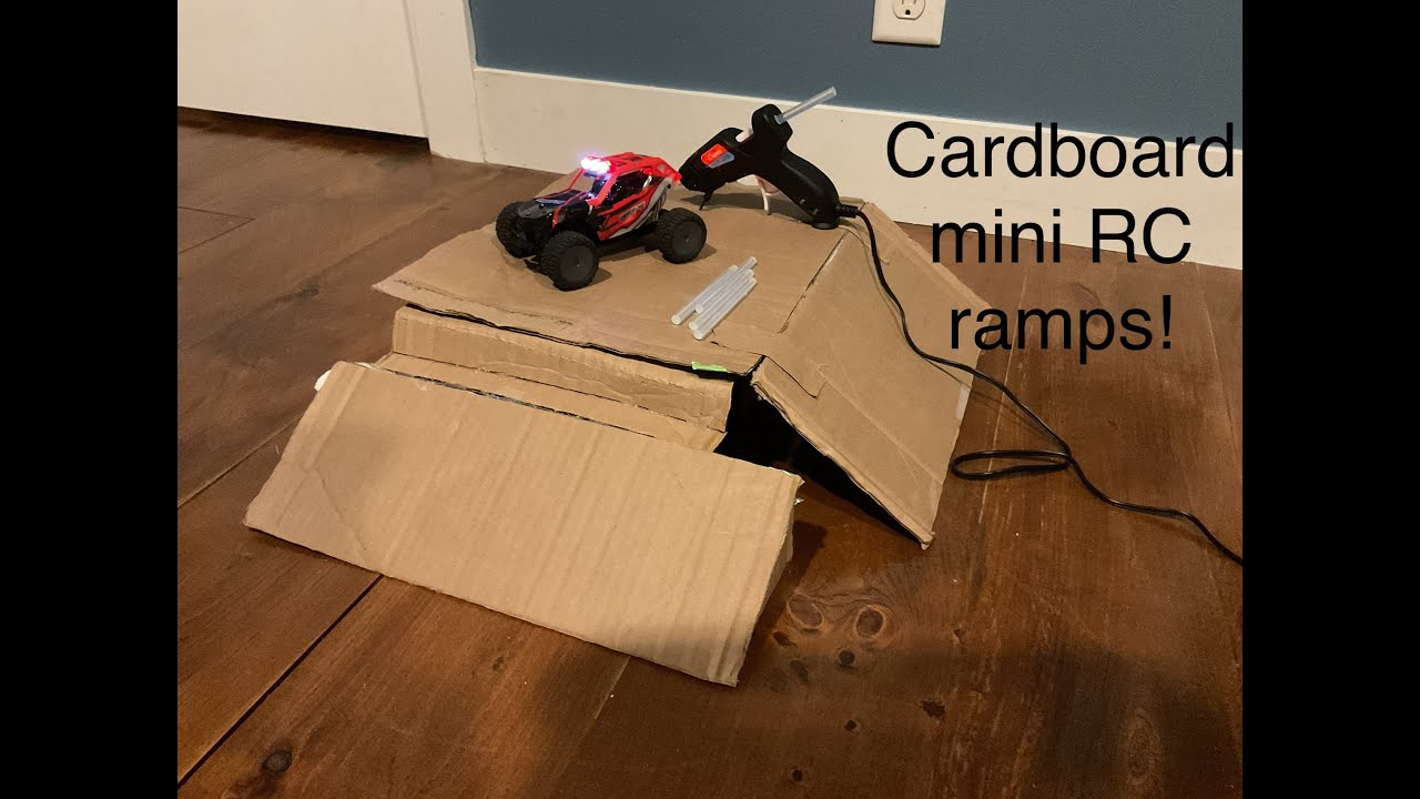 Build your own FREE cardboard RC ramps for micro RC cars! - YouTube