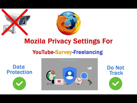 Firefox privacy Settings for Survey and VPN user 2022