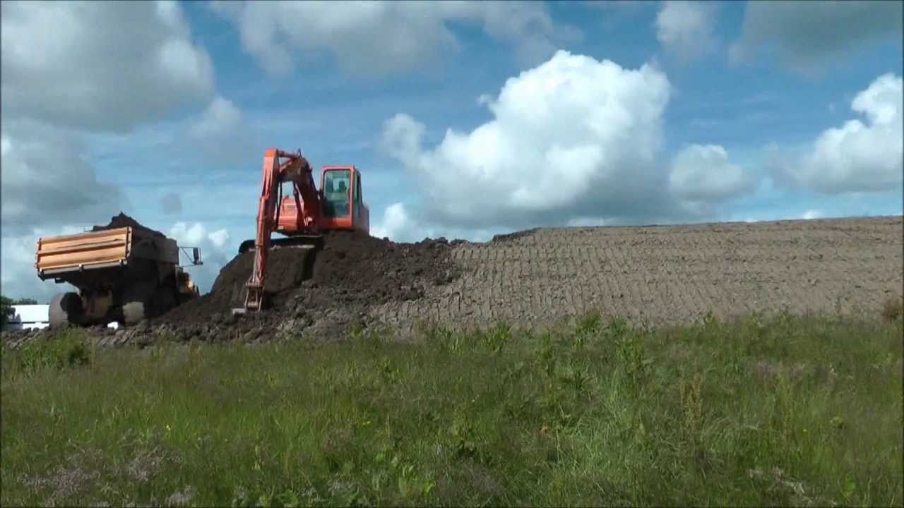 Excavator stop motion /  timelapse