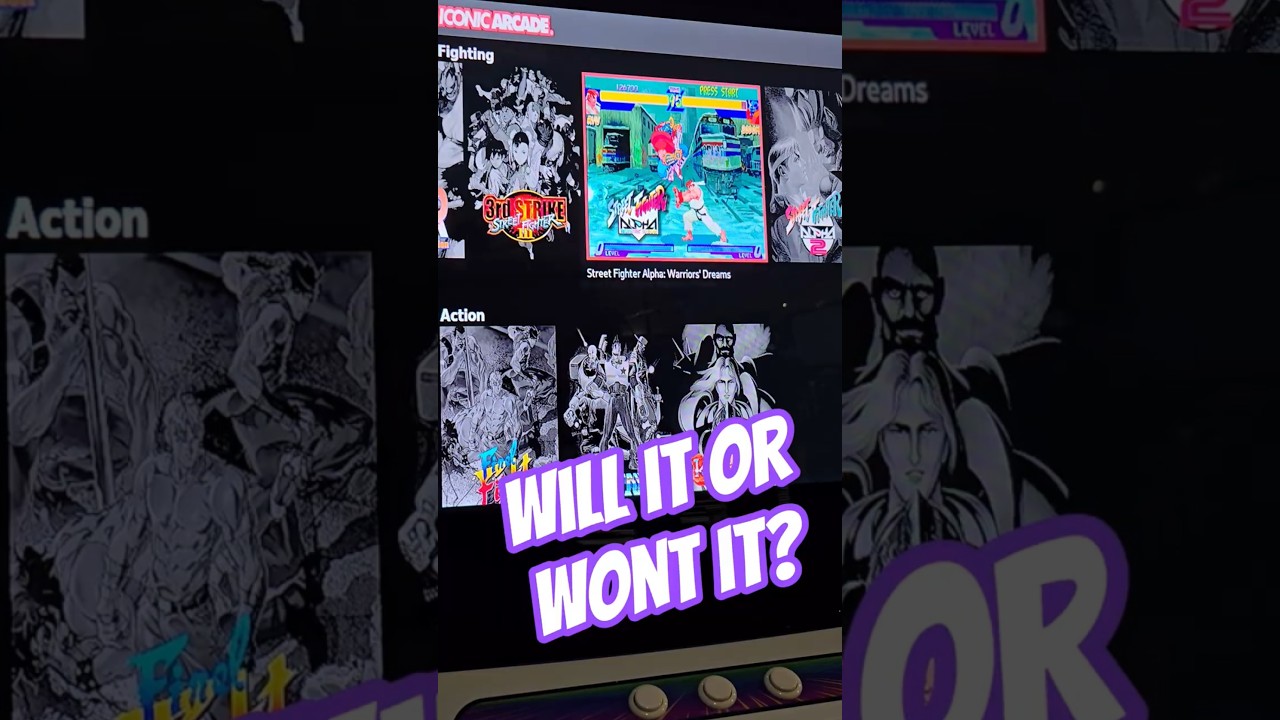 Unico Nova Blast x Iconic Arcade = Uniconico Arcade Nova Blast Street Fighter Alpha 2 Edition 🤣😂