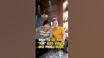 Nghệ sỹ Anh Tú là cứ phải “Xỉn” kéo violin mới phiêu hết tầm được 😂 #harrykien #tuxin #violin